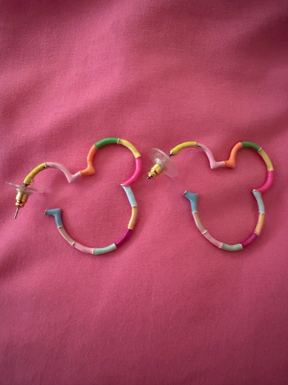 Baublebar Multicolor Mickey Hoop Earrings